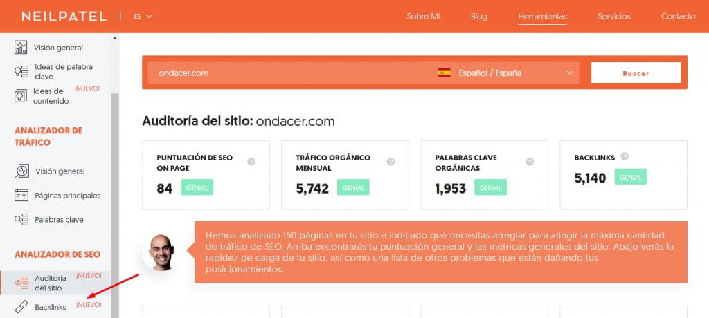 resultado analisis del dominio