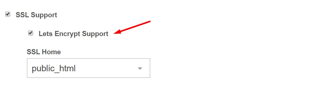 activar Lets Encrypt Support en Vesta