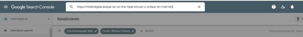 inspeccionar url