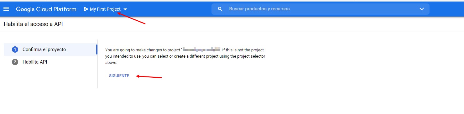 confirmar proyecto