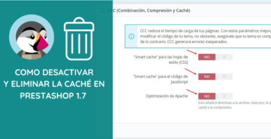 desactivar cache prestashop