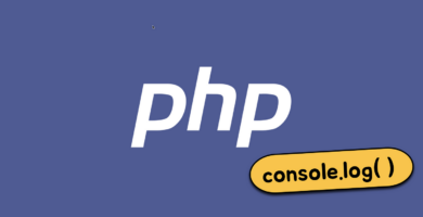 php console.log